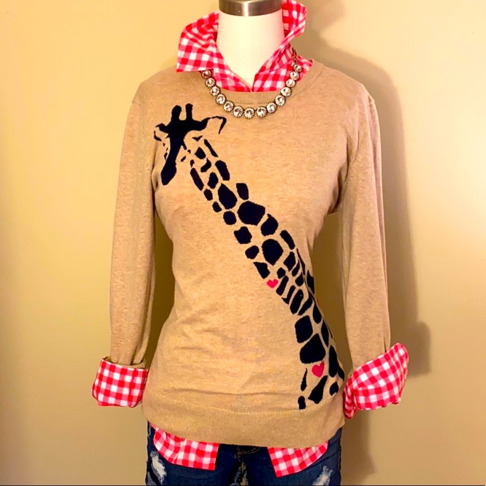 C. Wonder Giraffe Intarsia Crewneck Sweater 🦒